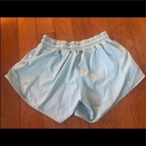 Blue Hotty Hot Lululemon Shorts